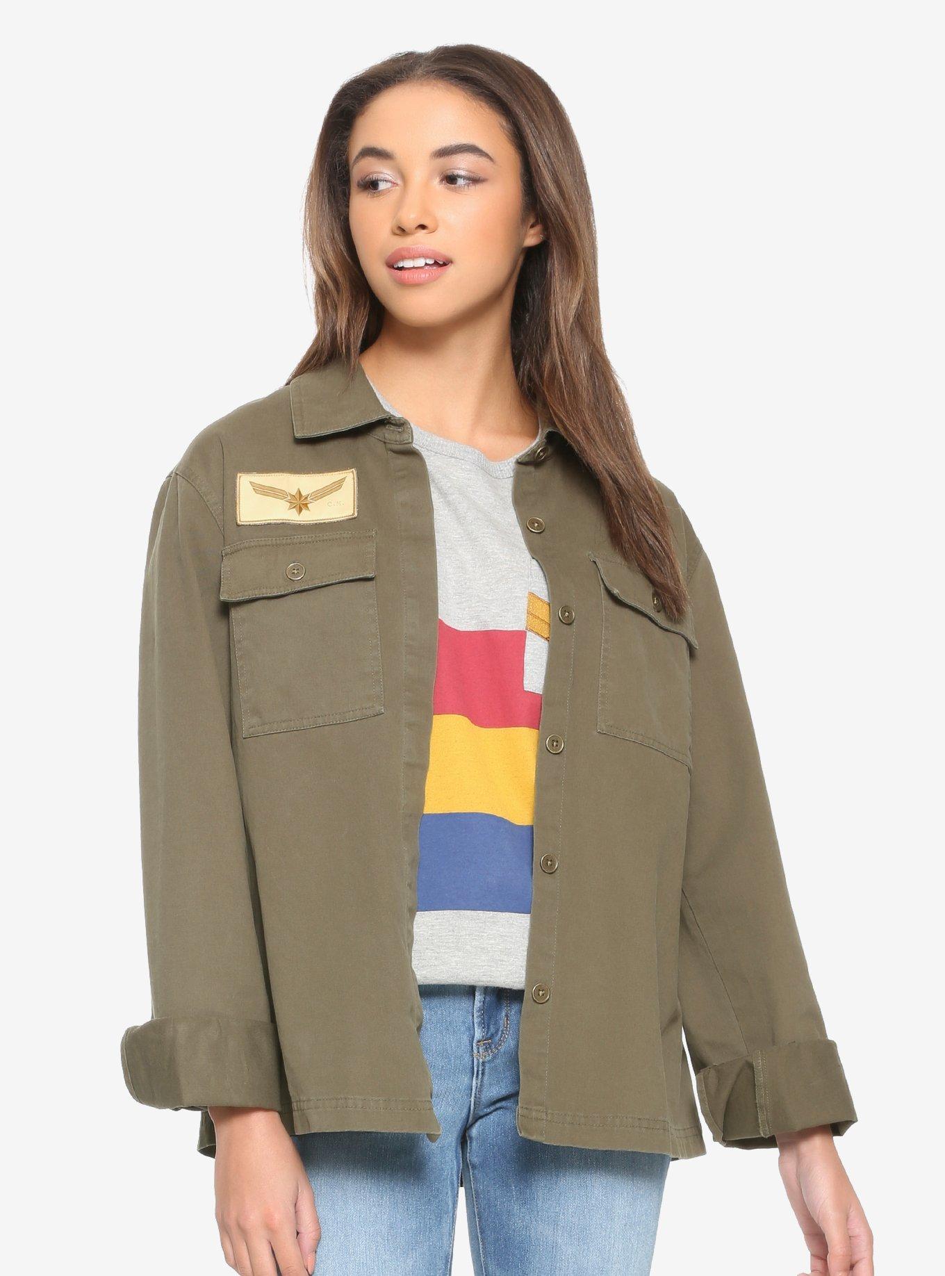 Hot topic captain marvel on sale jacket