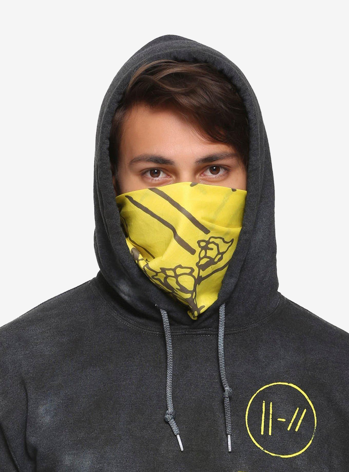 Twenty One Pilots Yellow Floral Bandanna Hot Topic