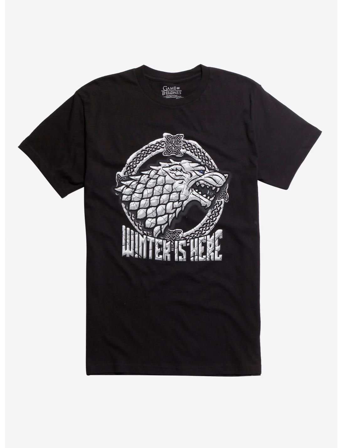 Game Of Thrones Stark Winter Is Here T-Shirt, WHITE, hi-res