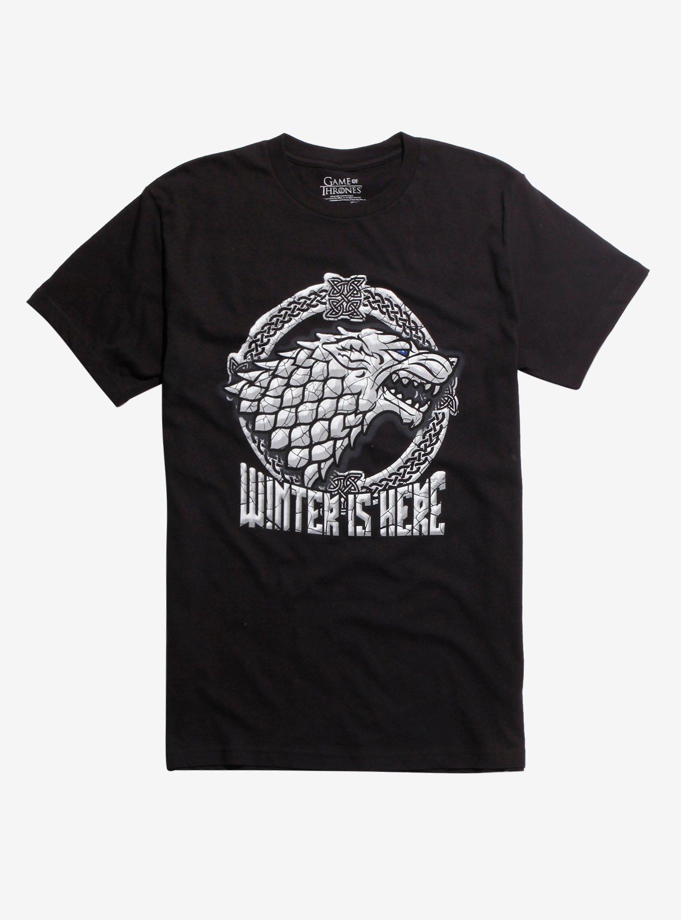 Game Of Thrones Stark Winter Is Here T-Shirt, WHITE, hi-res