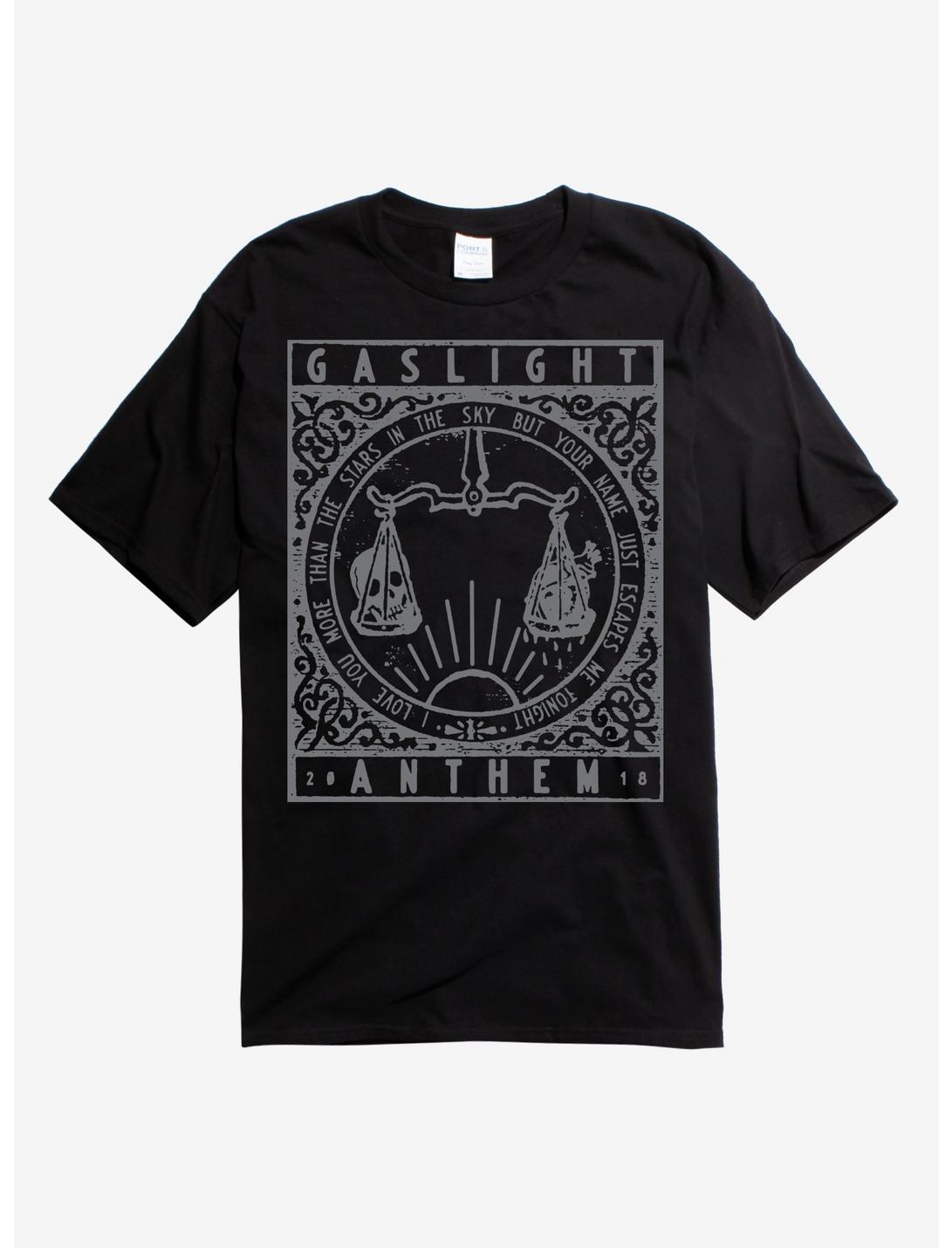 The Gaslight Anthem Head and Heart T-Shirt, BLACK, hi-res