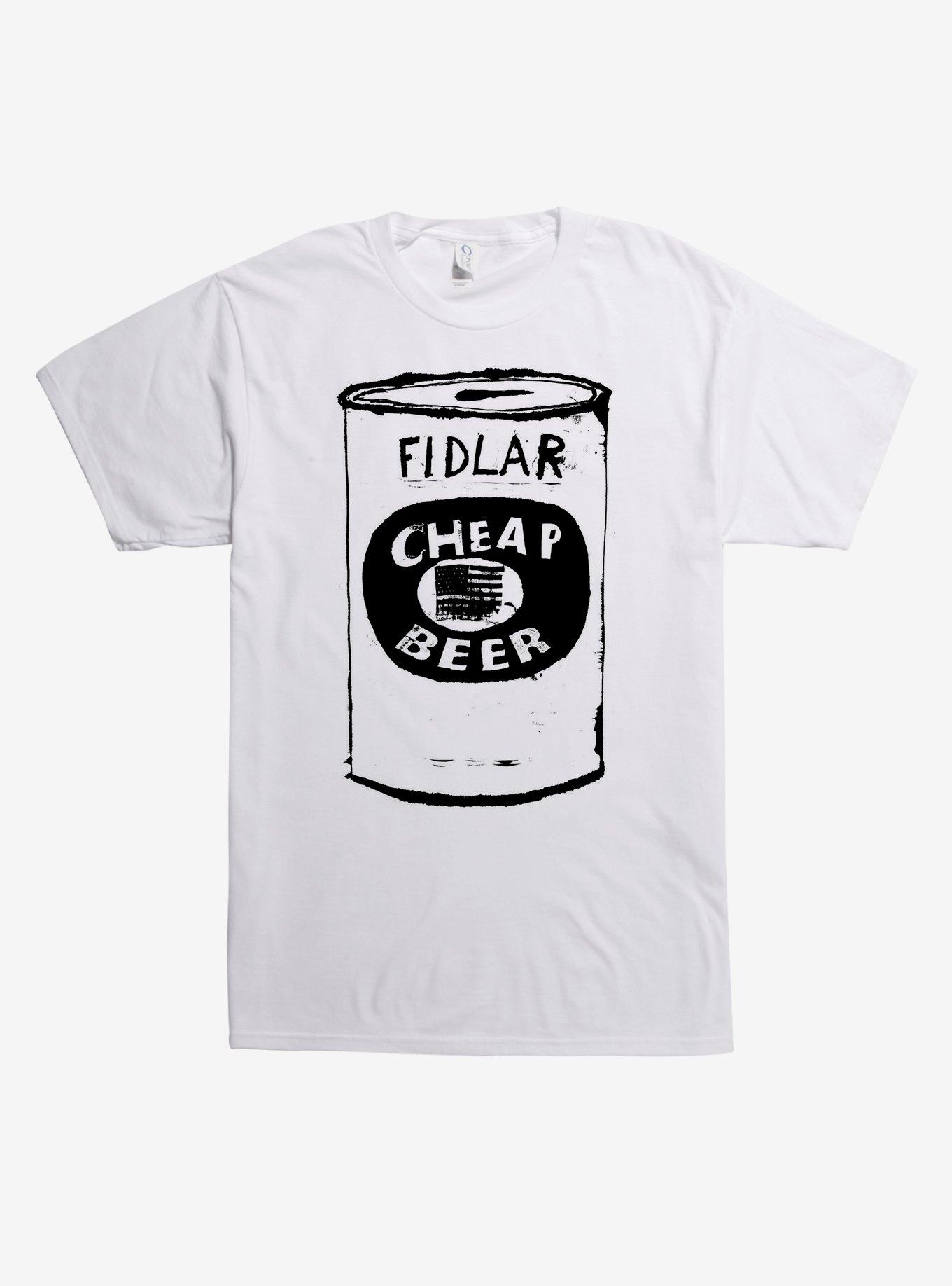 Fidlar Cheap Beer T-Shirt, WHITE, hi-res