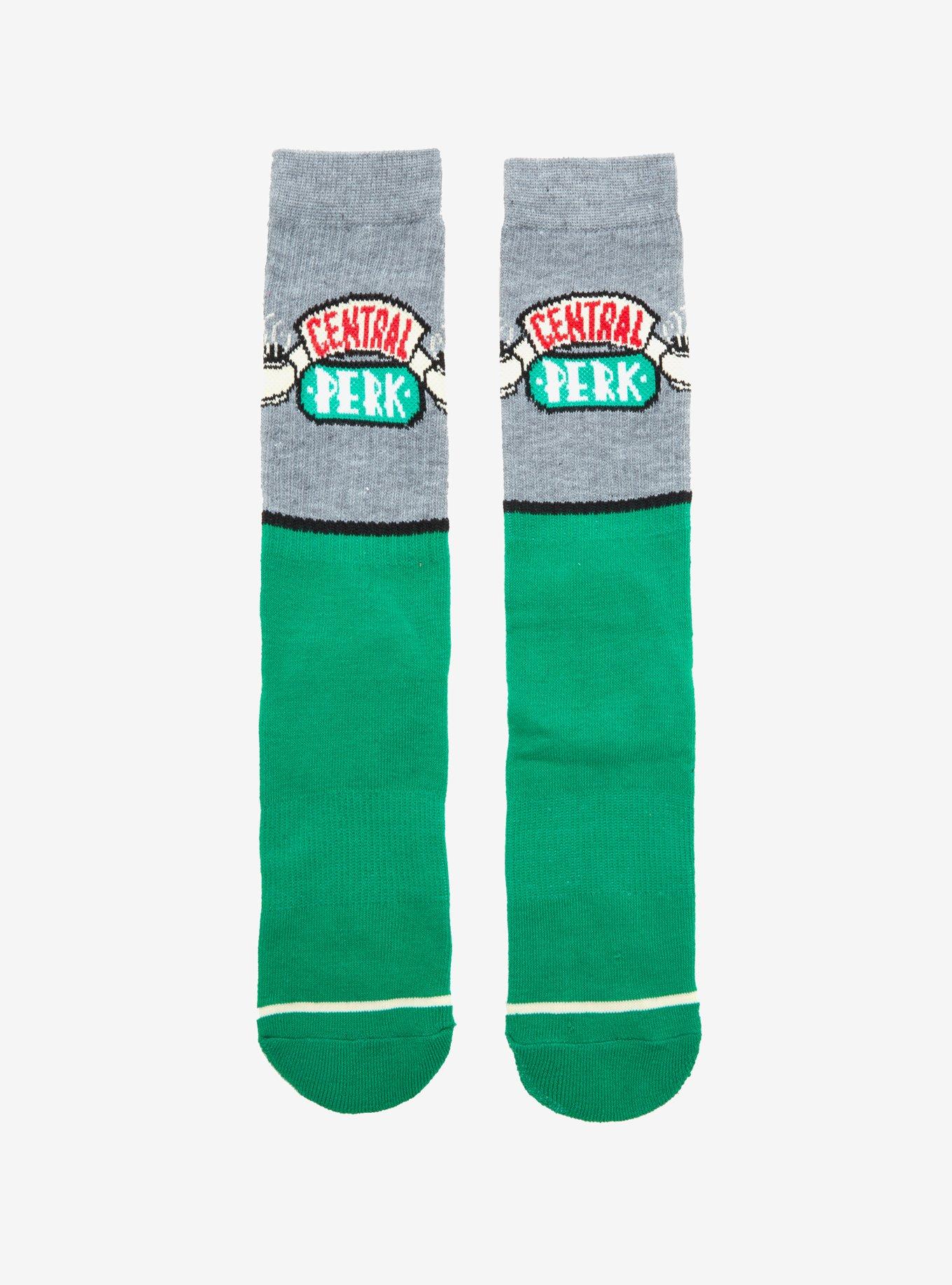 Friends Central Perk Color Block Crew Socks, , hi-res
