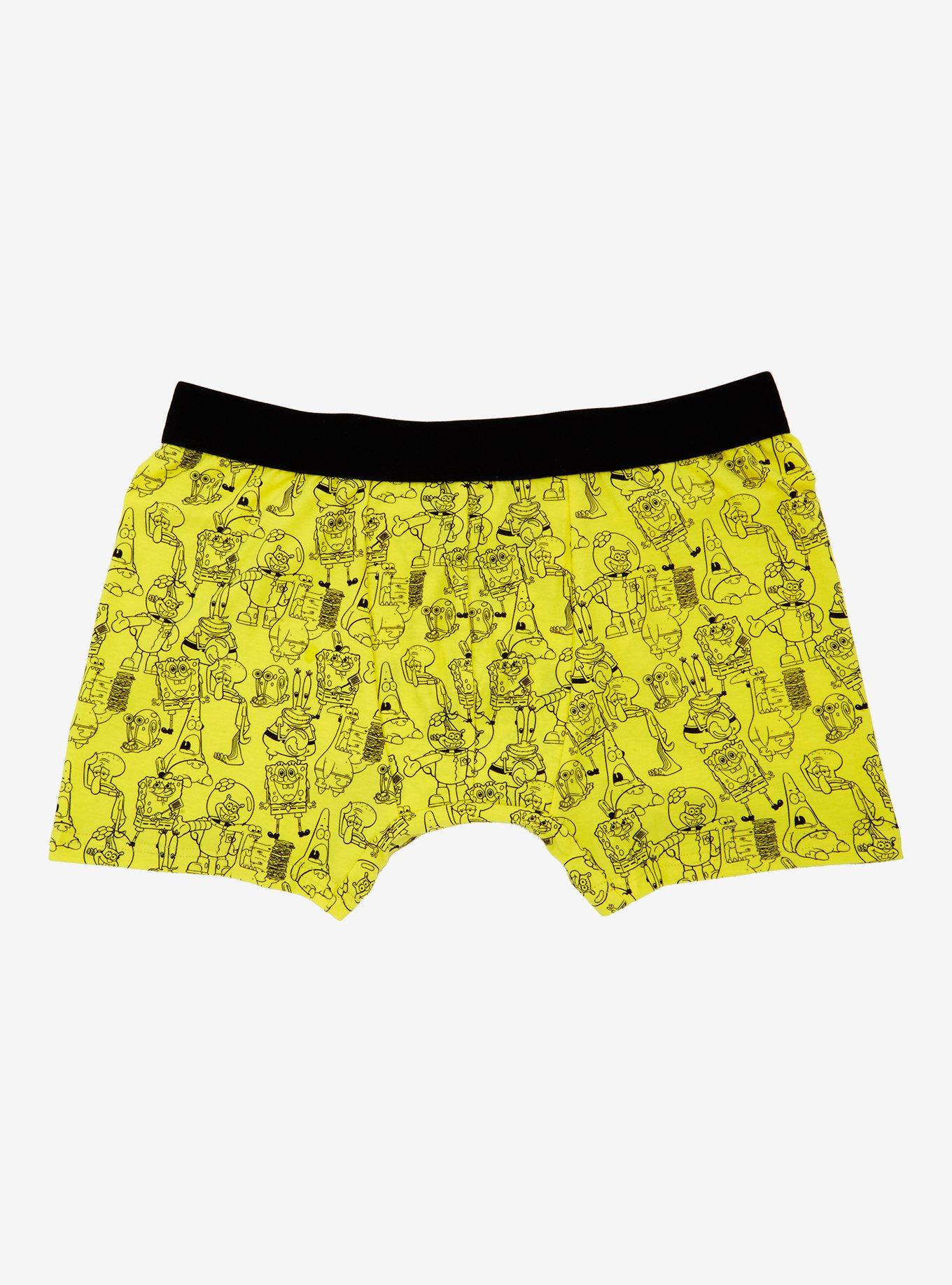 SpongeBob SquarePants Character Outline Boxer Briefs