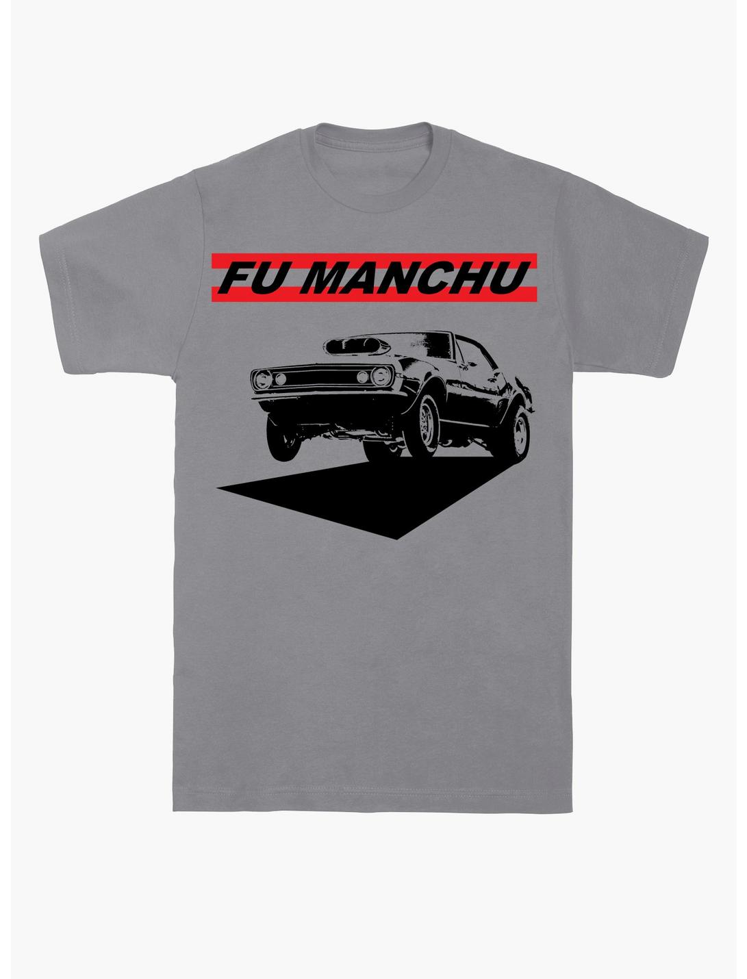 Fu Manchu Muscles T-Shirt, STORM GREY, hi-res