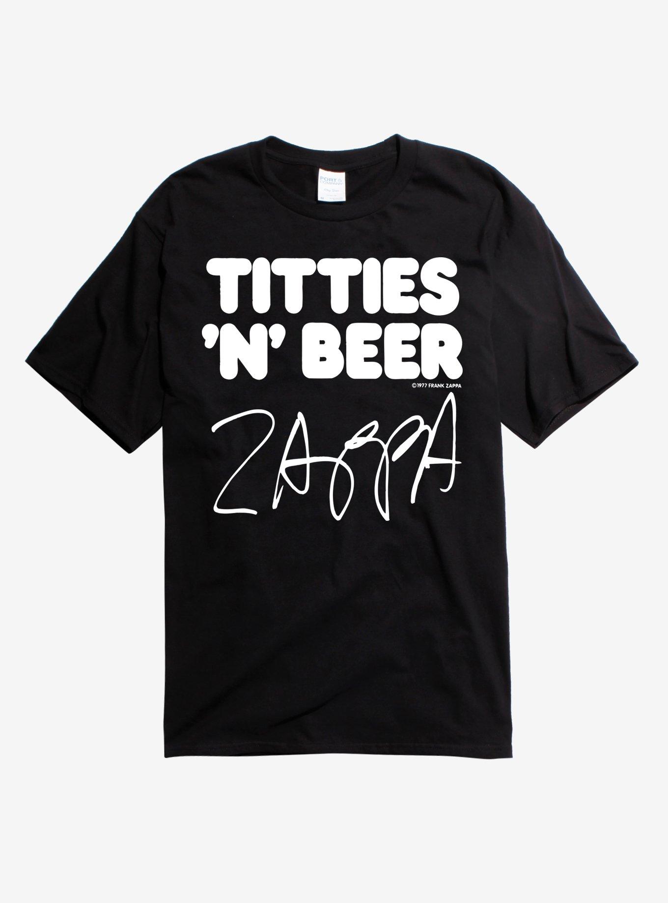 Frank Zappa Titties 'N' Beer T-Shirt, , hi-res