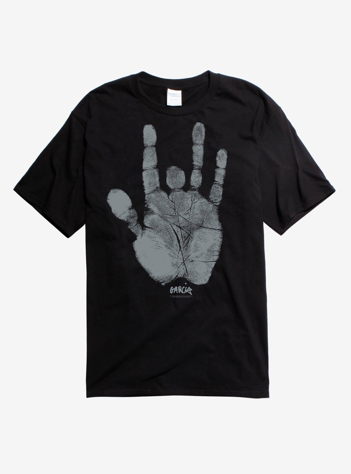 Grateful Dead Inspired Grateful Mom T Shirt Jerrys Handprint 