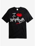 New York Dolls Lip Logo T-Shirt, BLACK, hi-res
