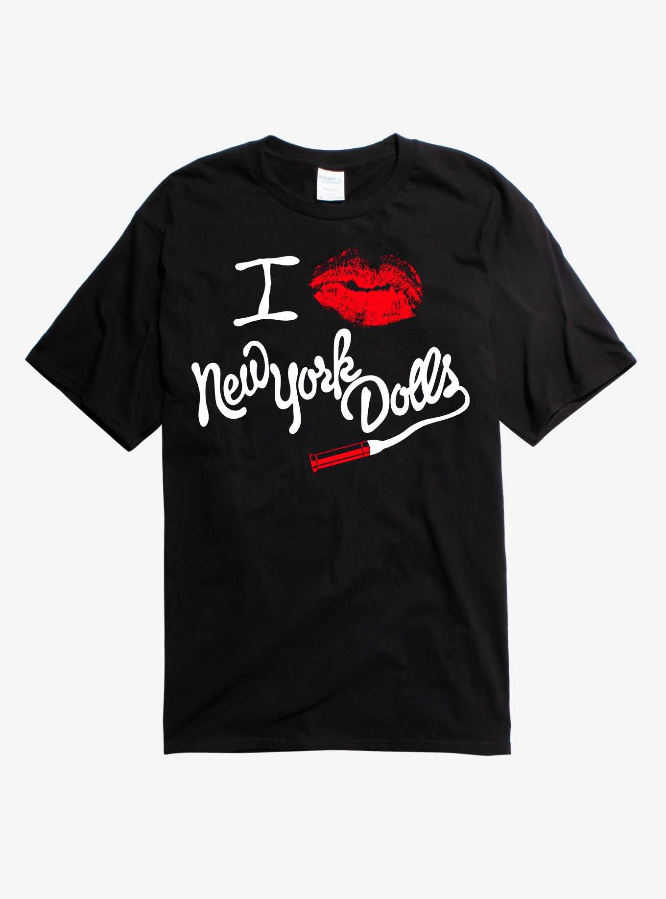 New York Dolls Lip Logo T-Shirt, , hi-res