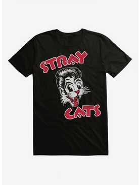 Stray Cats Cat Head Logo T-Shirt, , hi-res