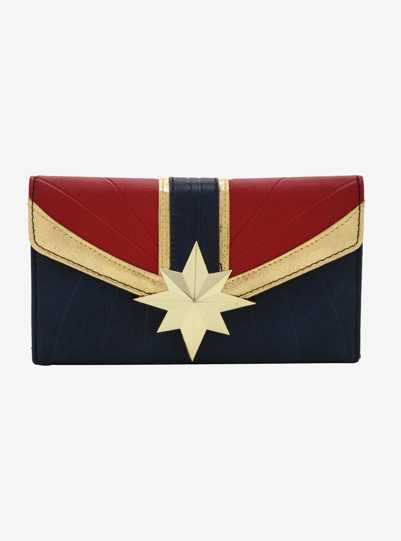 Marvel Captain Marvel Flap Wallet | Hot Topic
