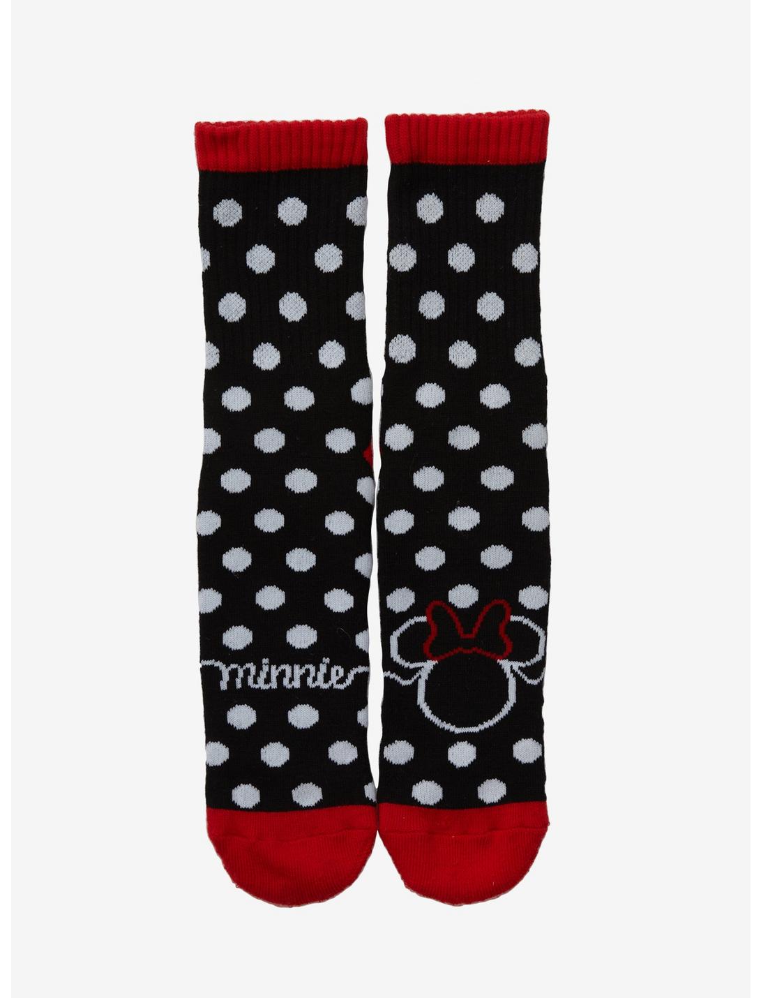 Disney Minnie Mouse Polka Dot Socks - BoxLunch Exclusive, , hi-res