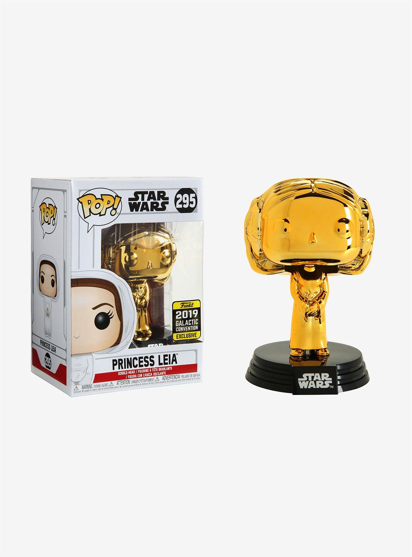 Funko Star Wars Pop! Princess Leia Bobble-Head 2019 Galactic Convention Exclusive, , hi-res