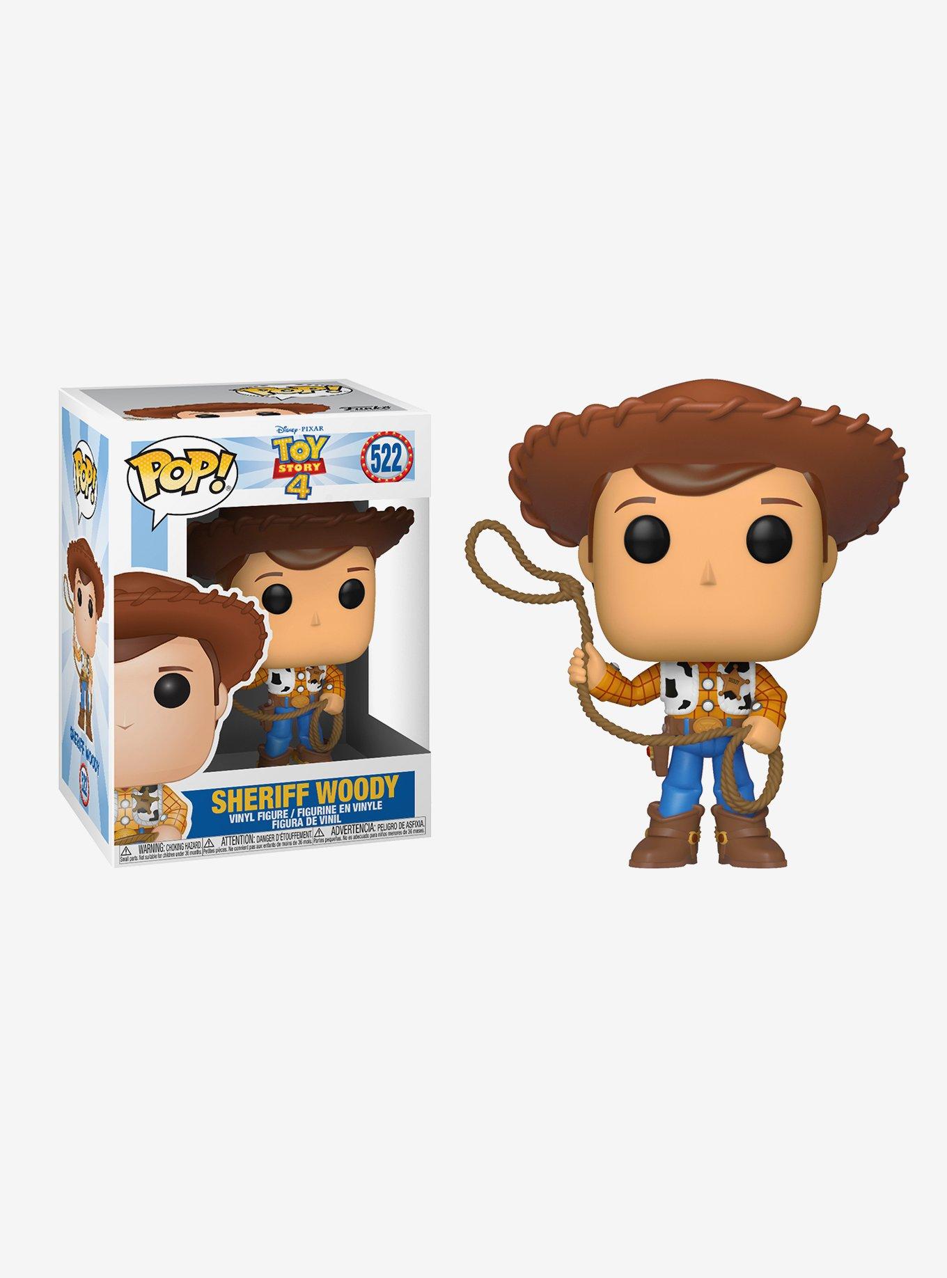 Funko Disney Pixar Toy Story 4 Pop! Sheriff Woody Vinyl Figure, , hi-res