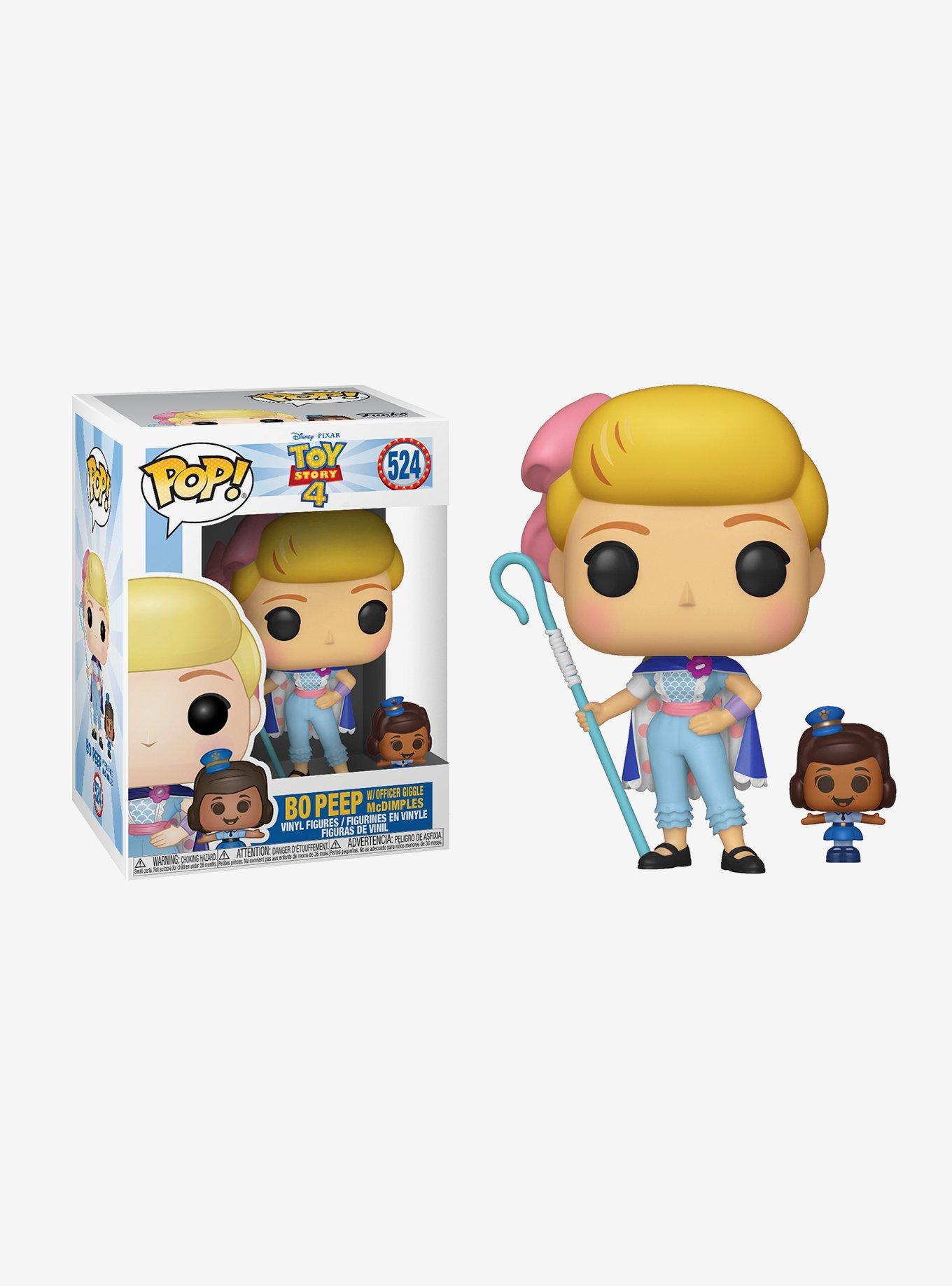 Funko Disney Pixar Toy Story 4 Pop Bo Peep And Officer Giggle Mcdimples Vinyl Figures Hot Topic 