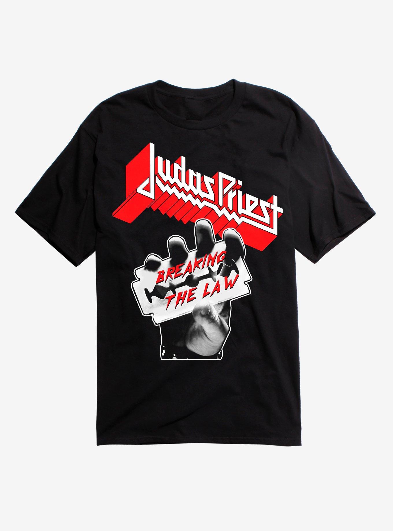 Judas Priest Razor Blade T-Shirt, BLACK, hi-res