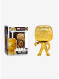 Funko Marvel Studios: The First Ten Years Pop! Gold Chrome Iron Spider Bobble-Head, , hi-res