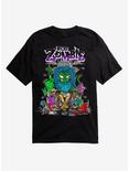 Rob Zombie Cartoon Throne T-Shirt, BLACK, hi-res