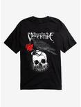 Bullet For My Valentine Skull Crow T-Shirt, BLACK, hi-res