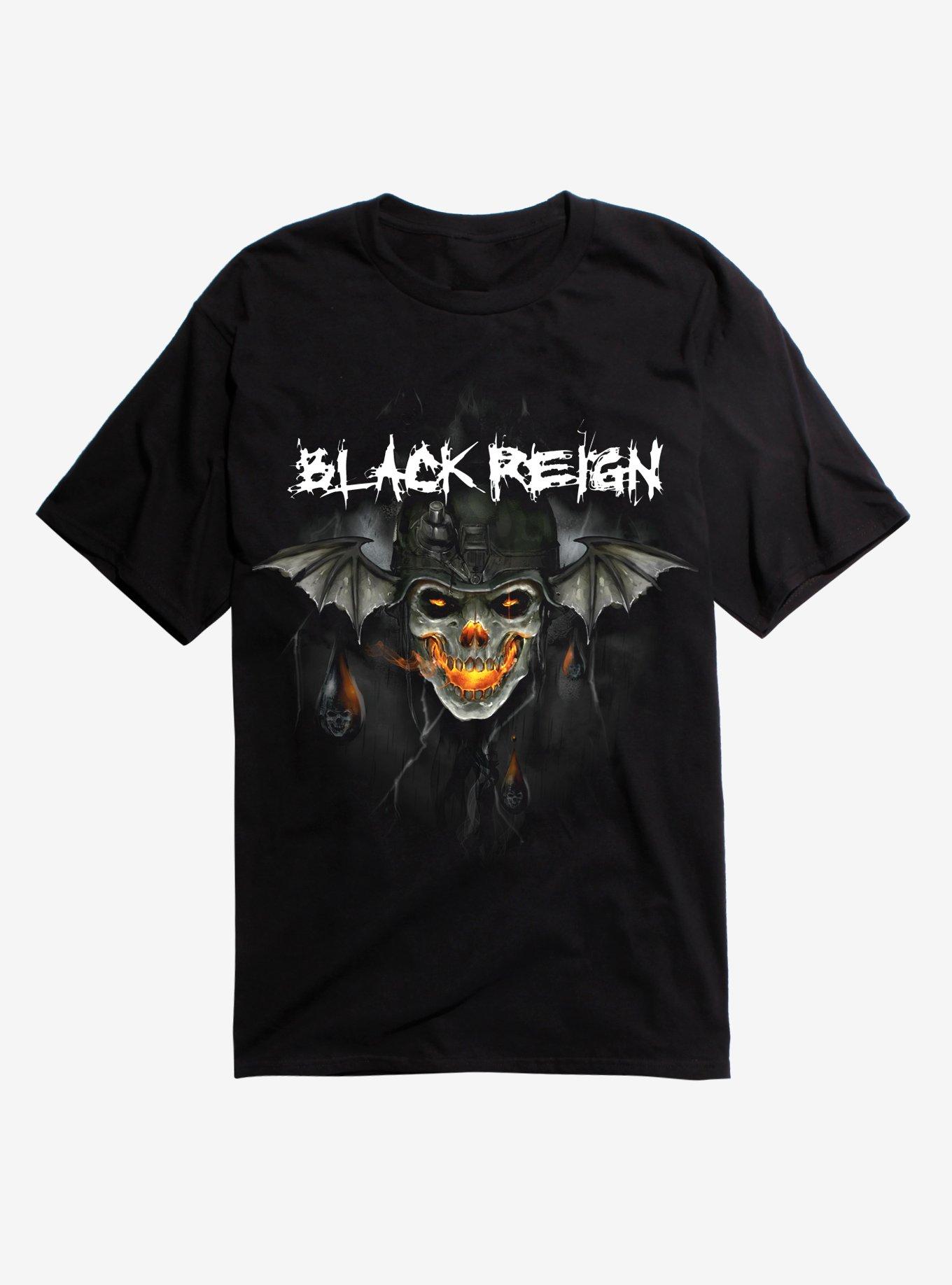 Avenged Sevenfold Black Reign T-Shirt, BLACK, hi-res