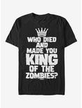 Shaun of the Dead King of Zombie T-Shirt, BLACK, hi-res