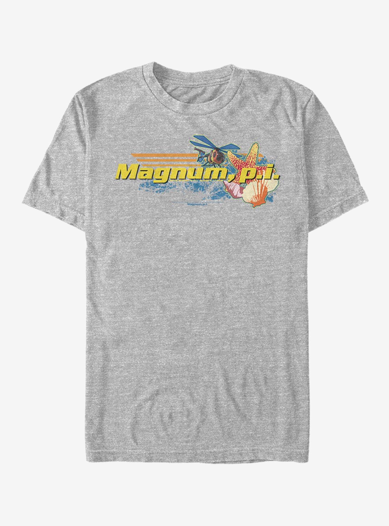 Magnum P.I. Seashells T-Shirt, ATH HTR, hi-res