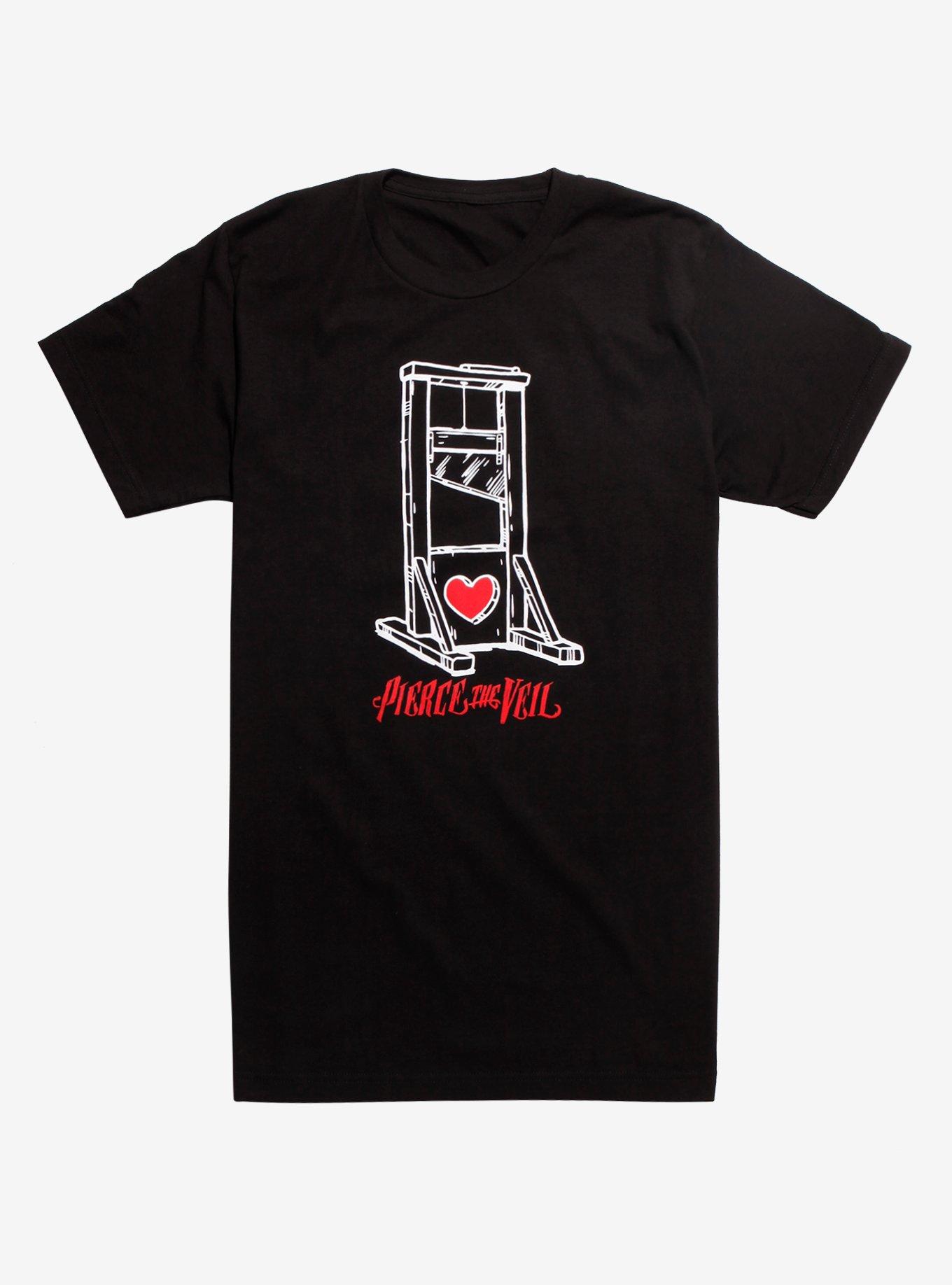 Pierce The Veil Guillotine T-Shirt, BLACK, hi-res