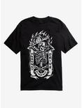 Parkway Drive Burning World Skeleton T-Shirt, BLACK, hi-res