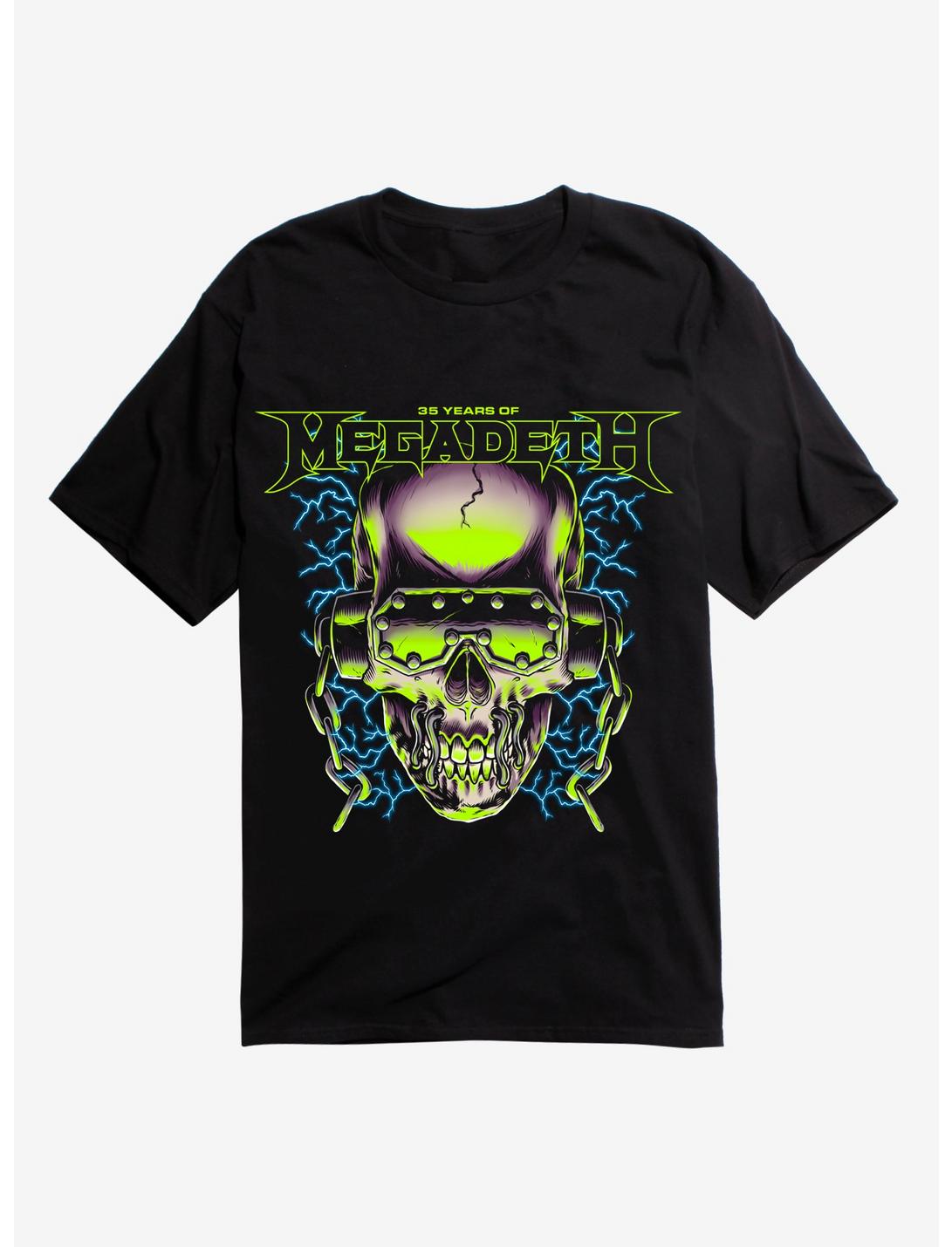 Megadeth 35 Years T-Shirt, BLACK, hi-res