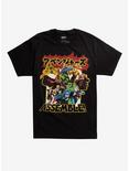 Marvel The Avengers Anime Style T-Shirt, MULTI, hi-res