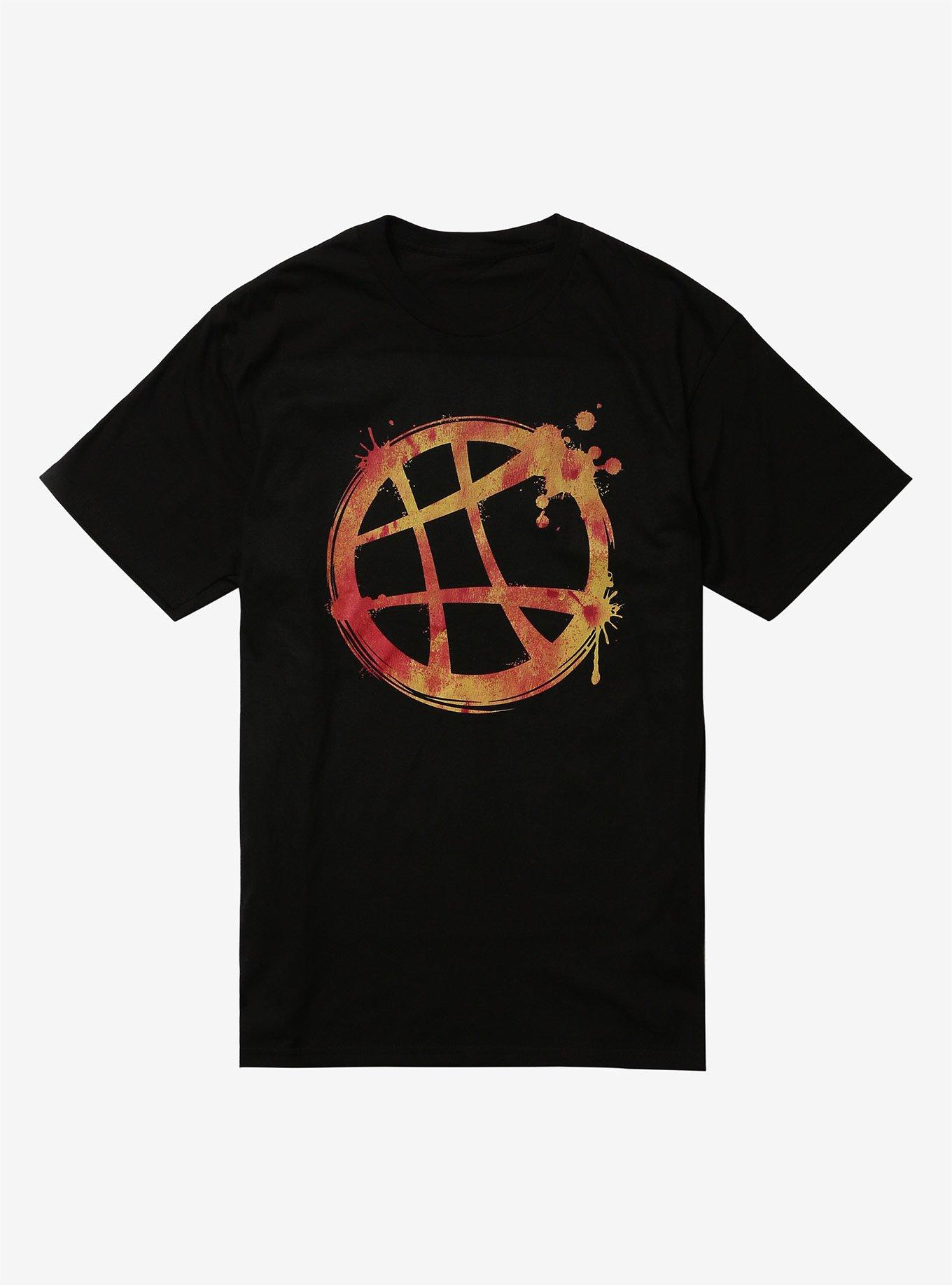 Marvel Doctor Strange Splattered Logo T-Shirt, ORANGE, hi-res