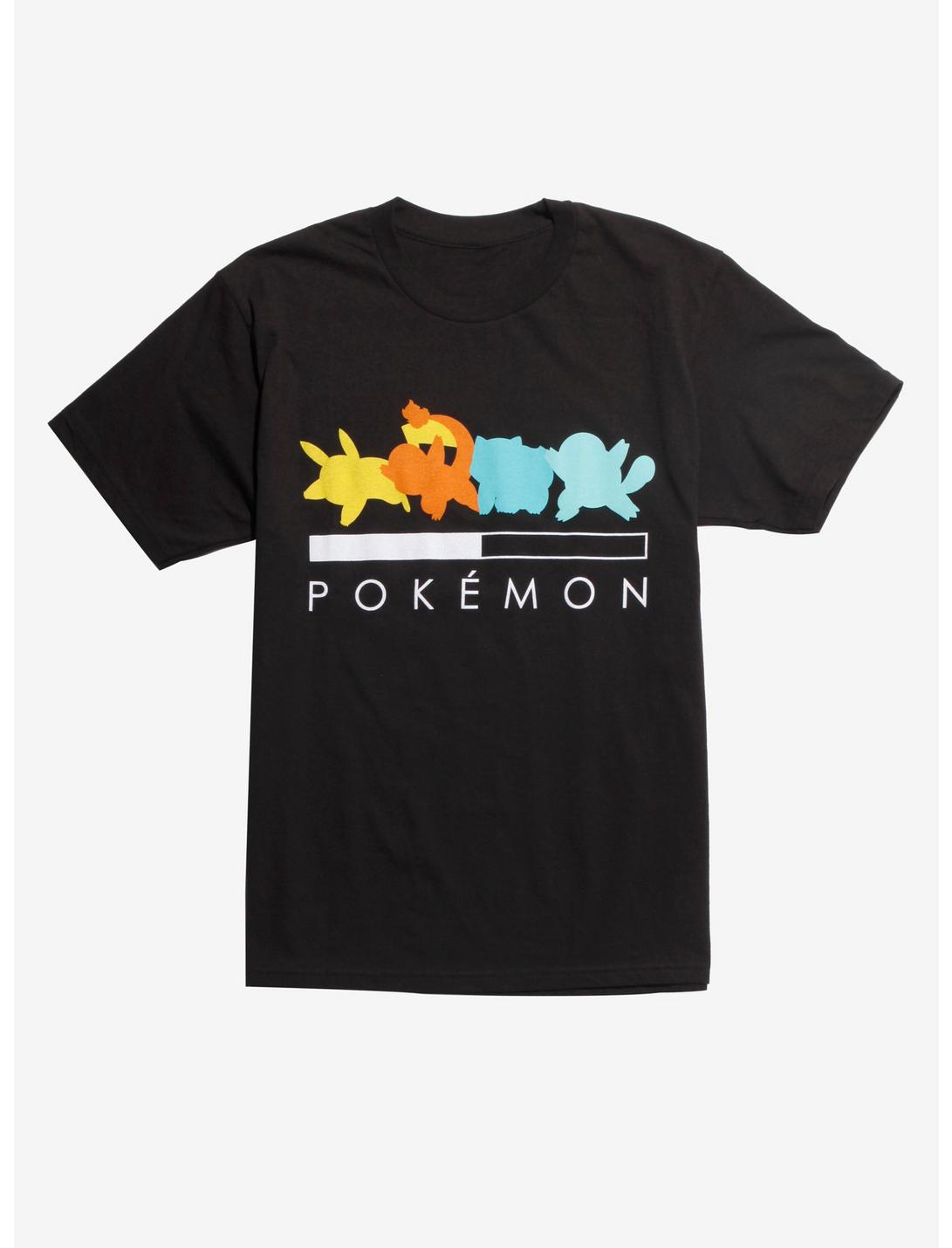 Pokemon Charge Starter Silhouettes T-Shirt, MULTI, hi-res