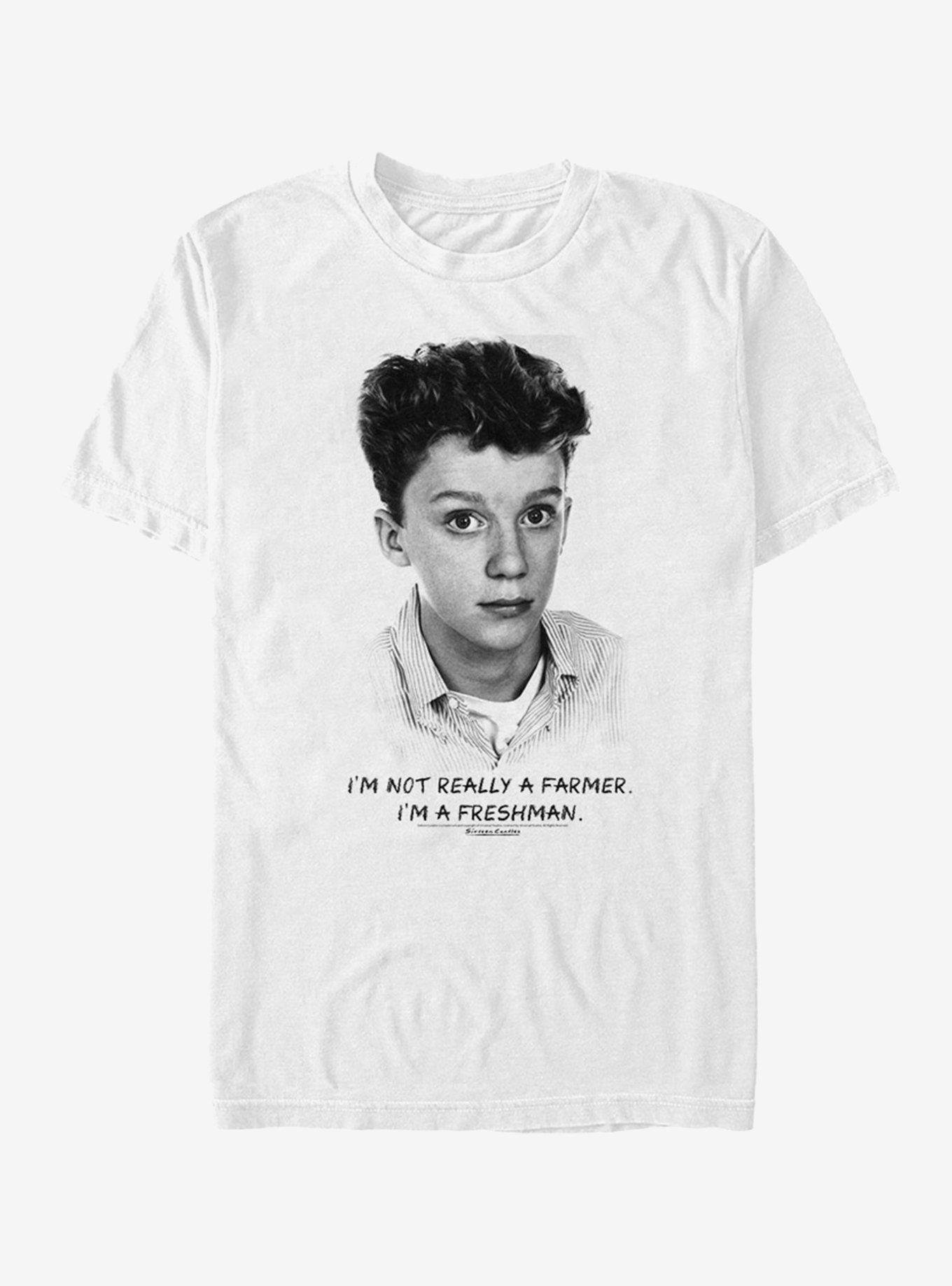 Sixteen Candles Farmer Ted T-Shirt, WHITE, hi-res