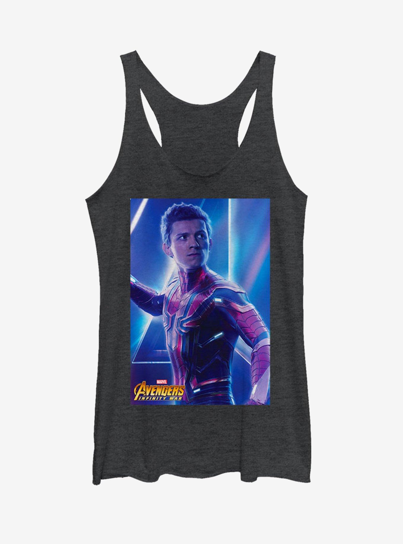 Marvel Spider-Man Holland Heart Throb Heathered Girls Tank Top, , hi-res