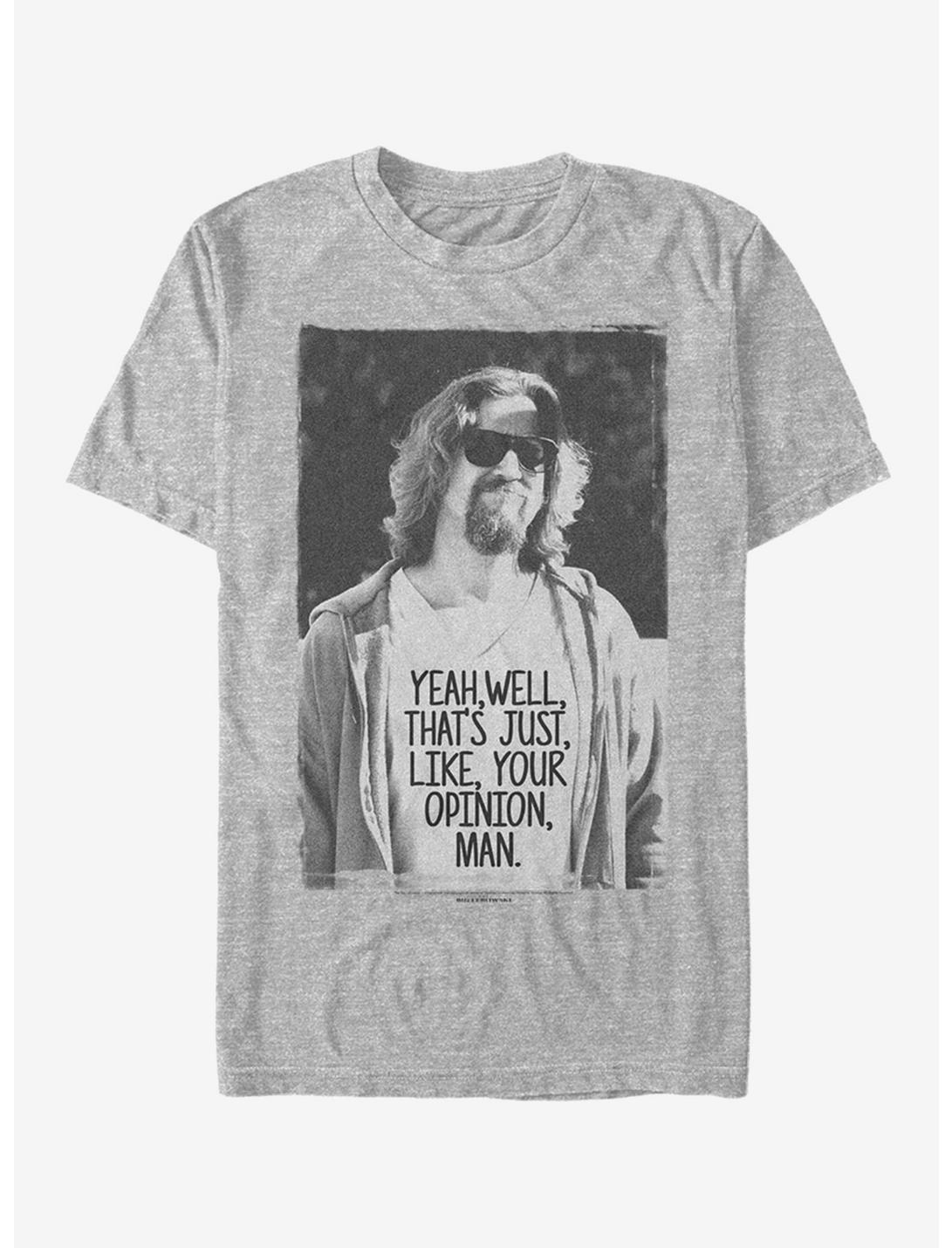 Big Lebowski Opinion Man T-Shirt, ATH HTR, hi-res