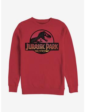 Jurassic Park Safari Logo Red Sweatshirt, , hi-res