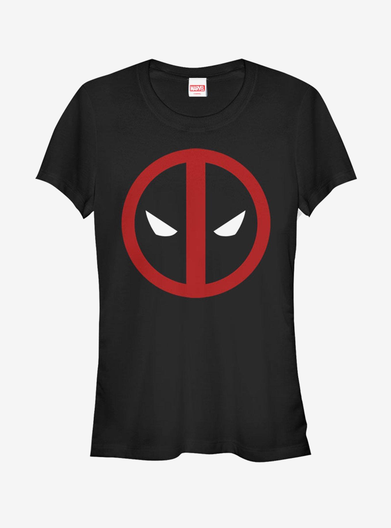 Marvel Deadpool Mask Straight Away Girls T-Shirt, BLACK, hi-res