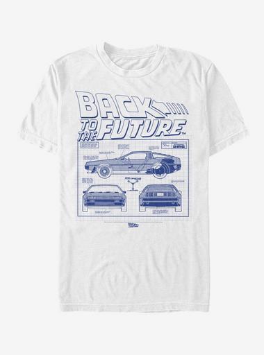 Maglietta Uomo 'Back To The Races' - Ispirata A Ritorno Al Futuro - Stampa USA Ecologica