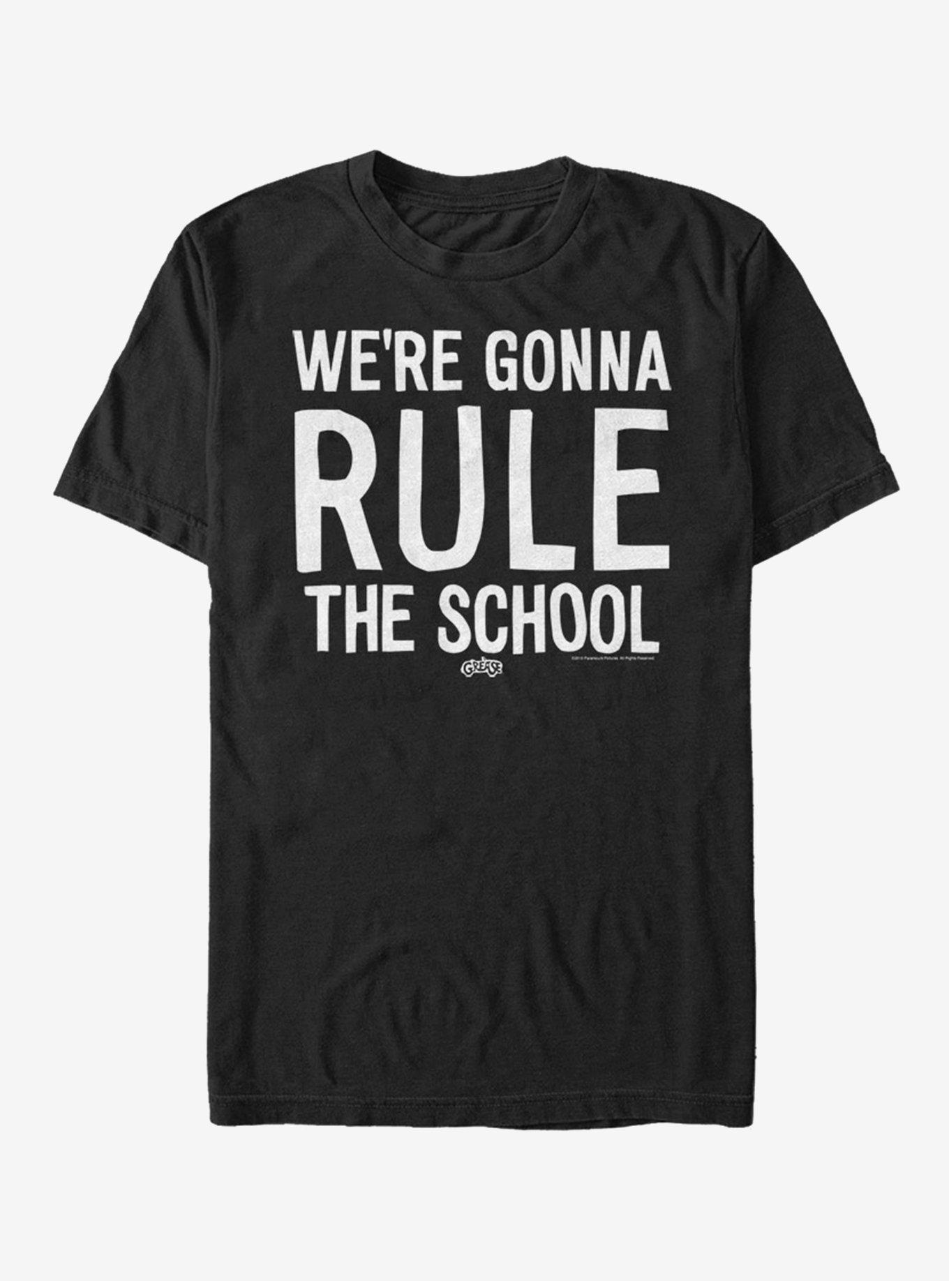 Grease Rule the School T-Shirt, BLACK, hi-res