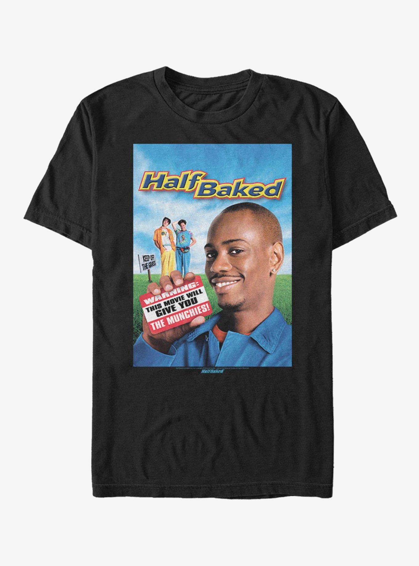 Half Baked Poster T-Shirt, BLACK, hi-res