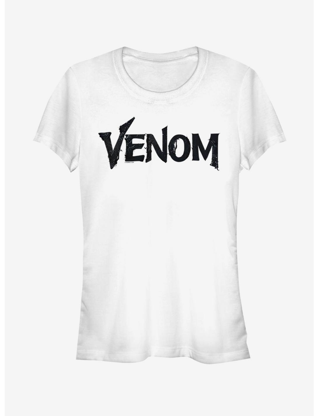 Marvel Venom Symbiote Logo Girls T-Shirt, WHITE, hi-res