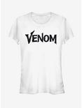 Marvel Venom Symbiote Logo Girls T-Shirt, WHITE, hi-res