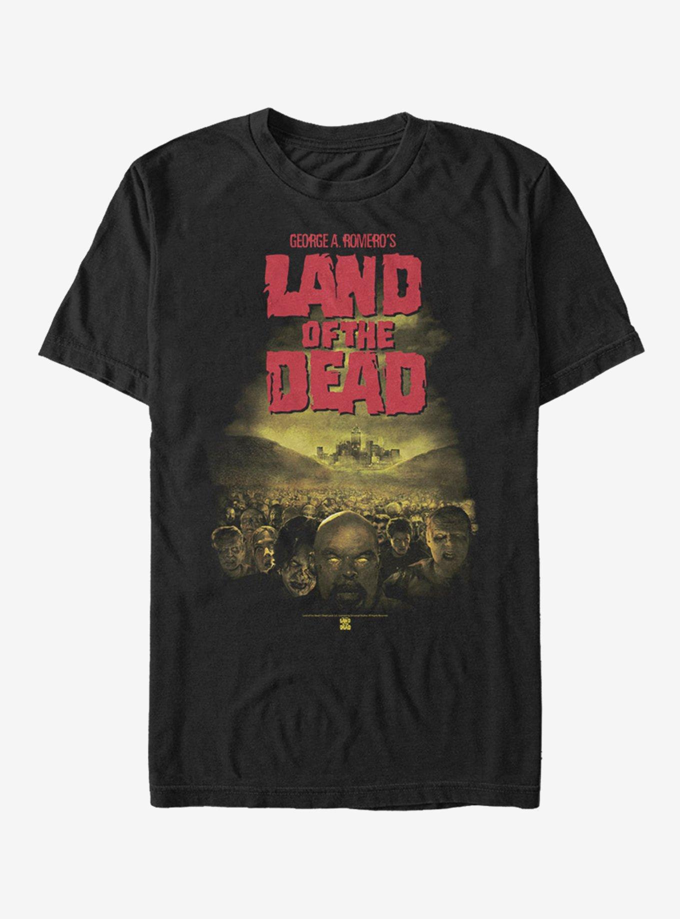 Land of the Dead Poster T-Shirt, BLACK, hi-res