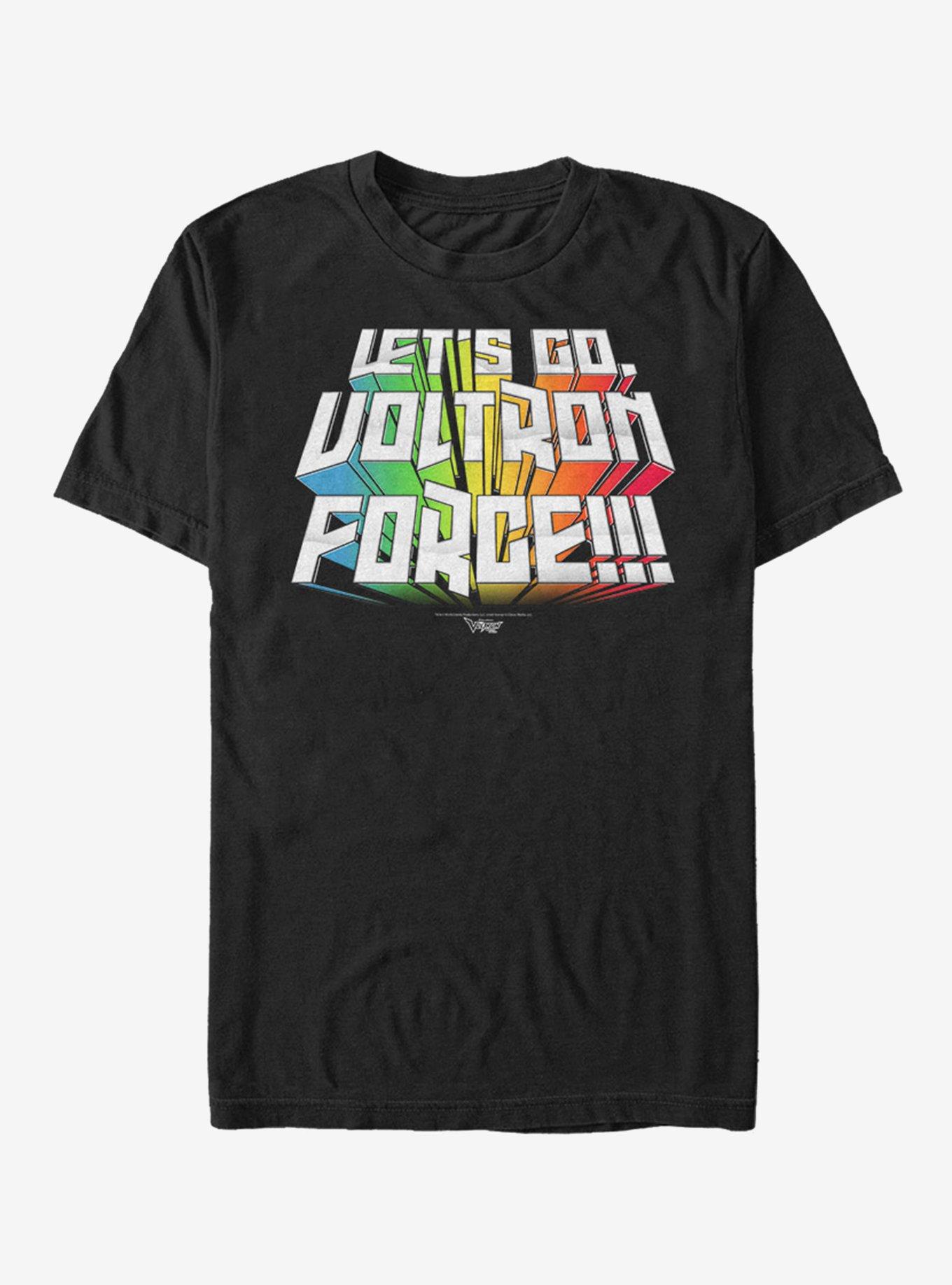 Voltron Let's Go T-Shirt, BLACK, hi-res