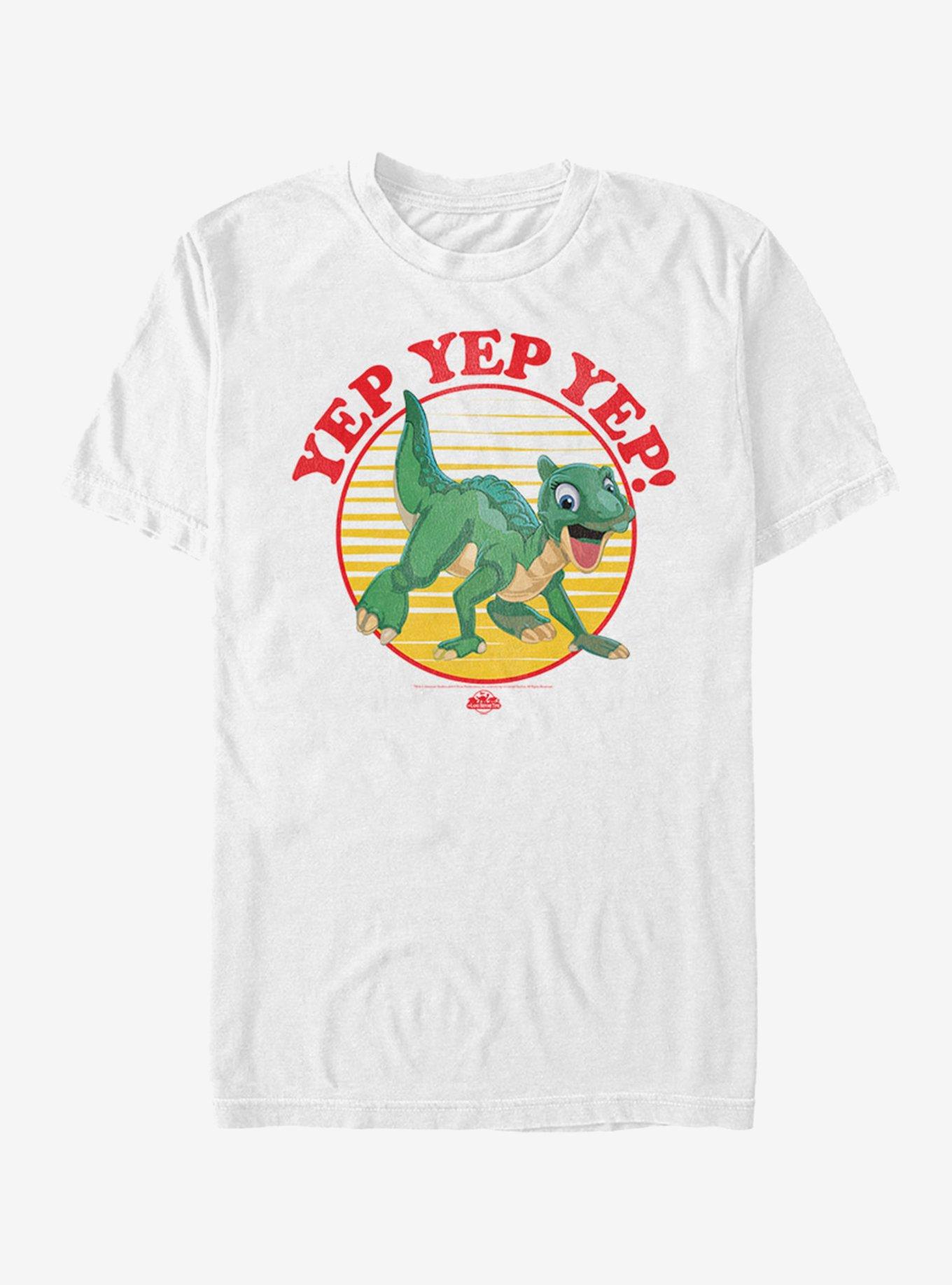 Land Before Time Yep Yep Yep T-Shirt, WHITE, hi-res