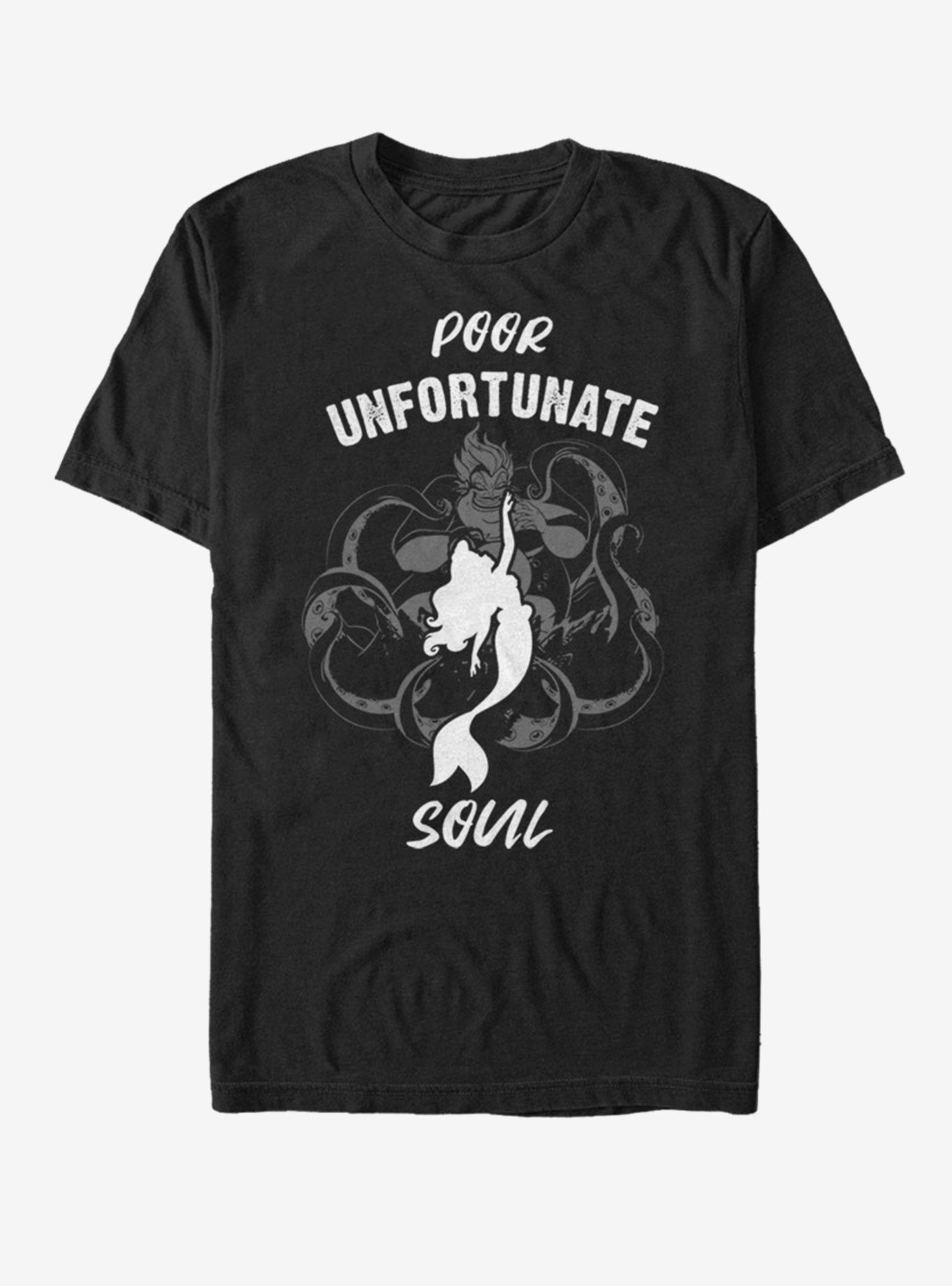 Disney The Little Mermaid Poor Unfortunate Soul T-Shirt, BLACK, hi-res