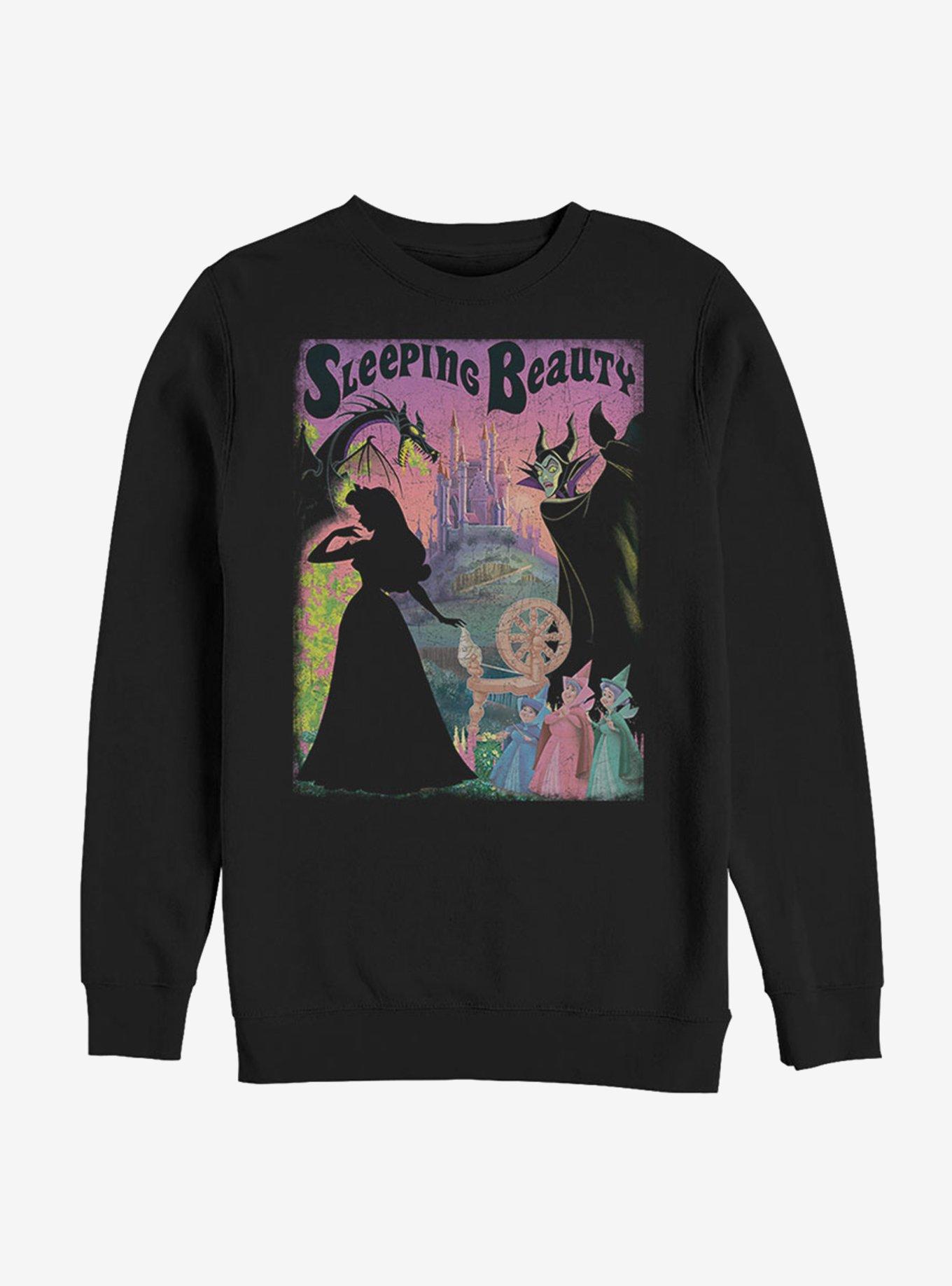 Disney Sleeping Beauty Poster Sweatshirt, BLACK, hi-res