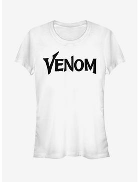 Marvel Venom Black Logo Girls T-Shirt, WHITE, hi-res