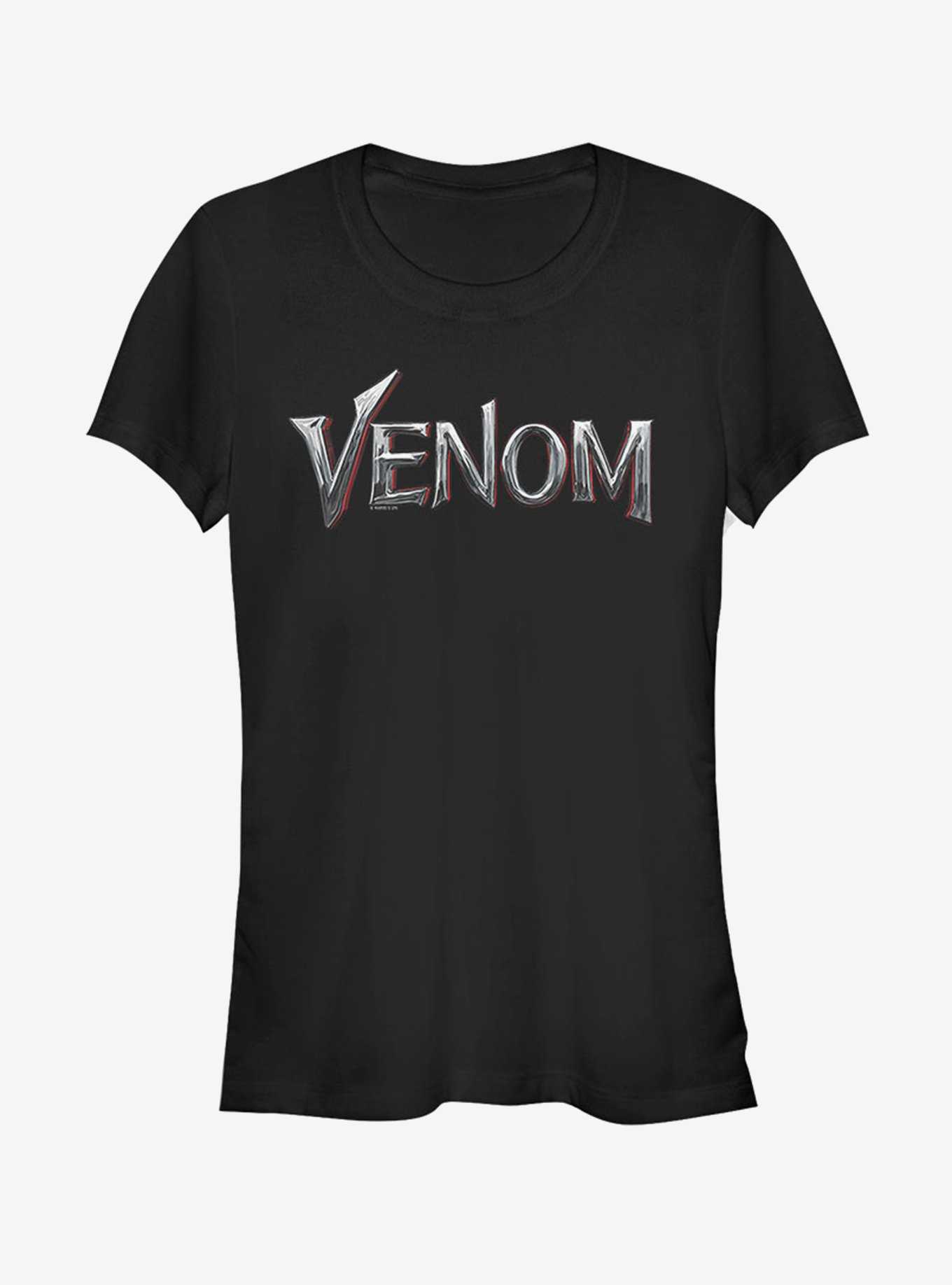 Marvel Venom Chrome Logo Girls T-Shirt, , hi-res