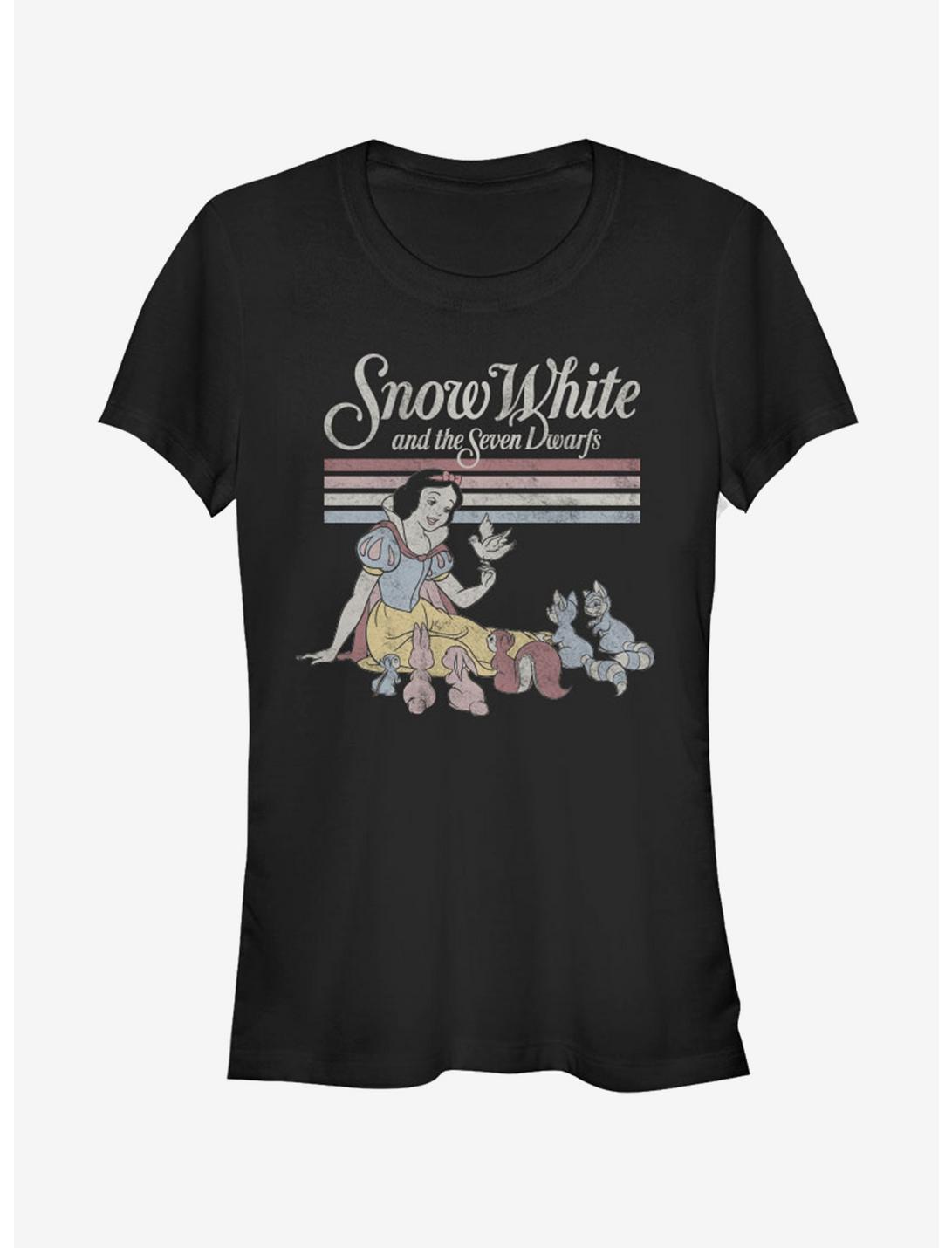 Disney Snow White And The Seven Dwarfs Girls T-Shirt, BLACK, hi-res